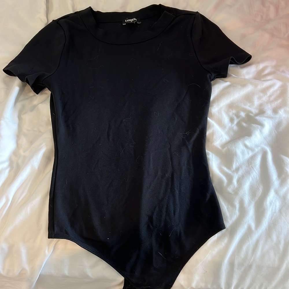 Express black T-shirt, bodysuit